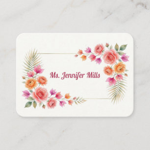 Bougainvillea in Bloom Place Card