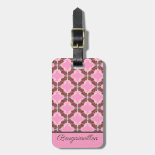 Bougainvillea Luggage Tag