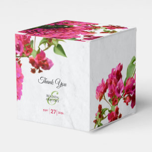 Bougainvillea Mediterranean Greek Island Wedding  Favour Box