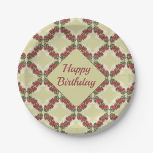 Bougainvillea Paper Plates