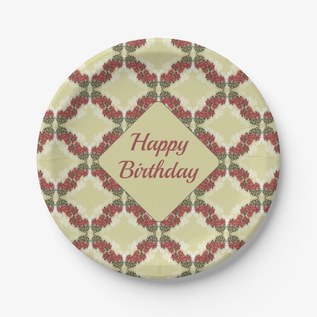 Bougainvillea Paper Plates (Front)