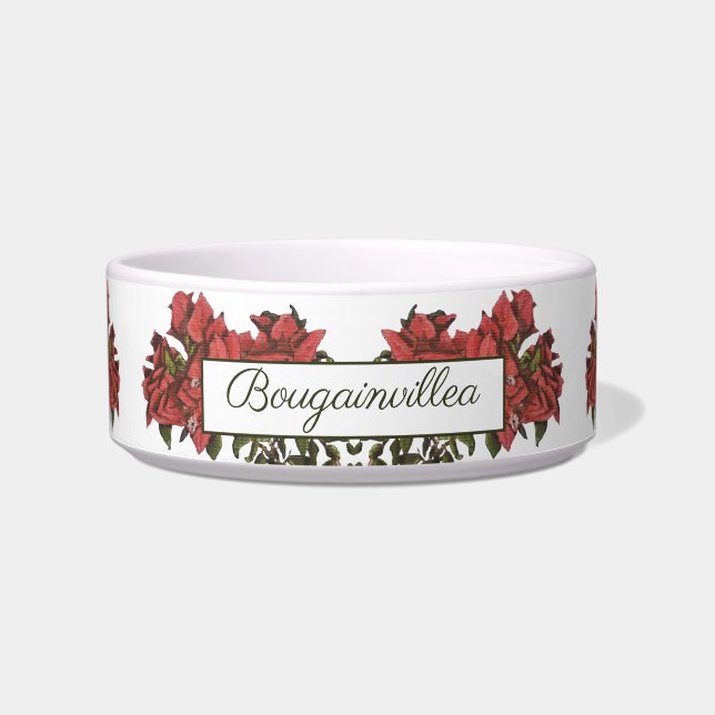 Bougainvillea Pet Bowls (Front)