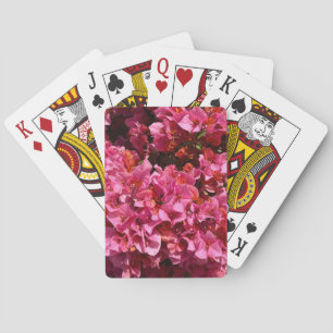 Bougainvillea Pink Tropical Vining Shrub Photo Playing Cards