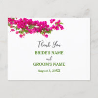 Bougainvillea tropical green fuchsia bokeh thanks