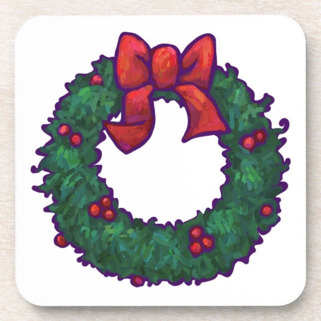 Boughs of Holly Coaster (Front)