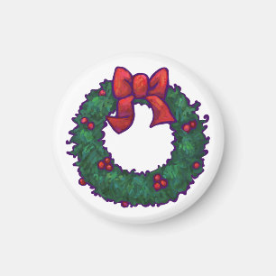 Boughs of Holly Magnet