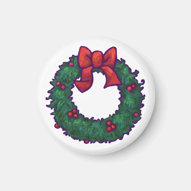 Boughs of Holly Magnet (Front)