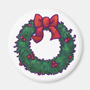 Boughs of Holly Magnet