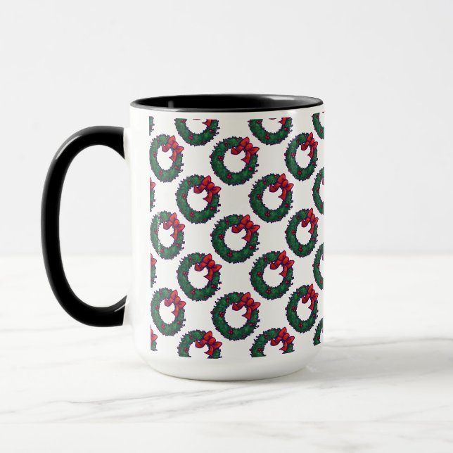 Boughs of Holly Mug (Left)