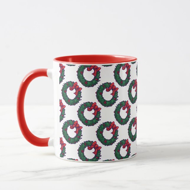 Boughs of Holly Mug (Left)