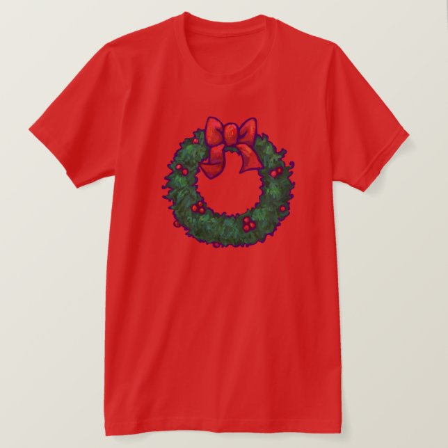Boughs of Holly T-Shirt (Design Front)