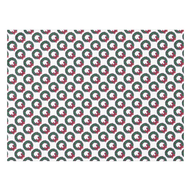 Boughs of Holly Tablecloth (Front (Horizontal))