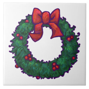 Boughs of Holly Tile