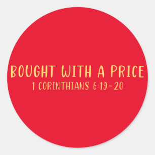 Bought with a Price Stickers
