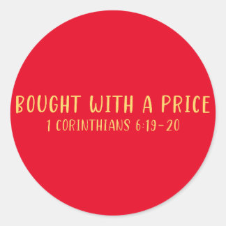 Bought with a Price Stickers