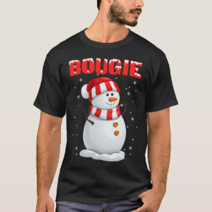 Bougie Snowman Christmas Boujee Xmas Christmas T-Shirt