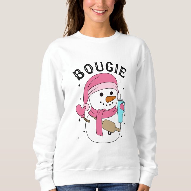 Bougie Xmas Snowman Sweatshirt (Front)
