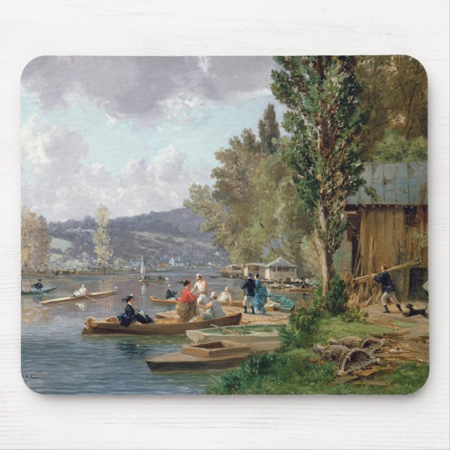 Bougival, 1873 mouse pad (Front)
