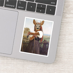 Bouguereau Deer Shepherdess