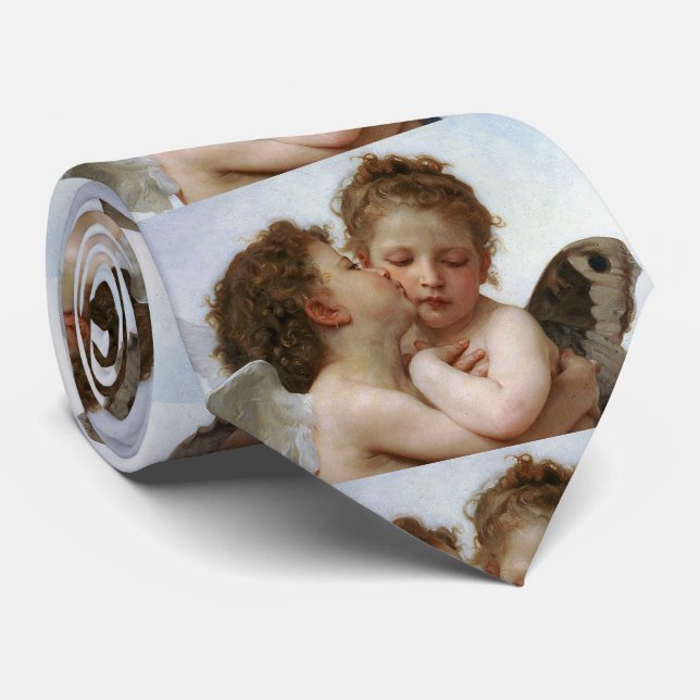Bouguereau , “ First kiss ” Tie (Rolled)