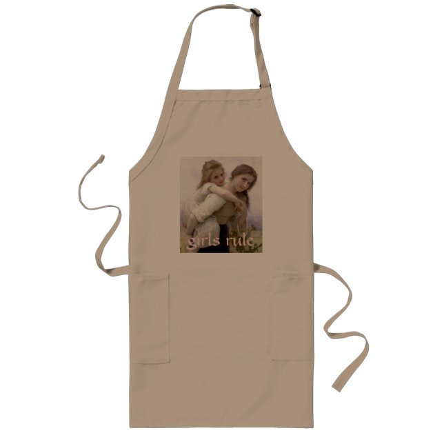 Bouguereau Girls Rule Apron (Front)