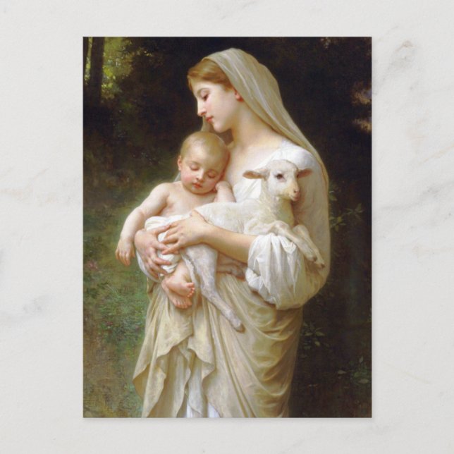Bouguereau Innocence Postcard (Front)