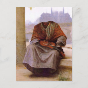 Bouguereau Invisible Bohemian Postcard