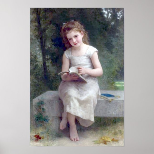 Bouguereau - La Liseuse Poster (Front)