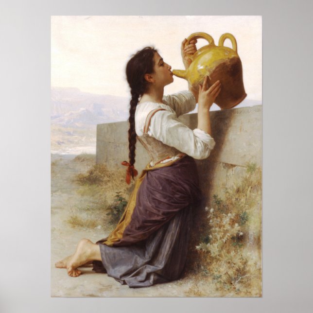 Bouguereau - La Soif Poster (Front)