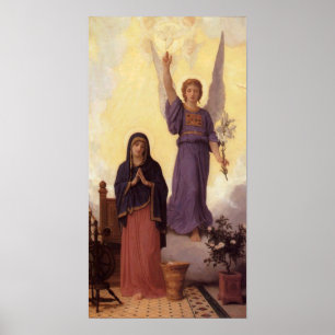 Bouguereau - L'Annonciation Poster