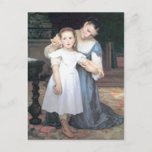 Bouguereau - Le Coquillage Postcard