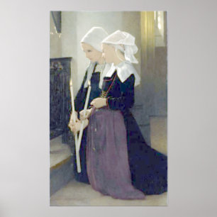 Bouguereau - Le Voeu à Sainte-Anne-d'Auray Poster