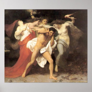 Bouguereau - Les Remords d’Oreste Poster
