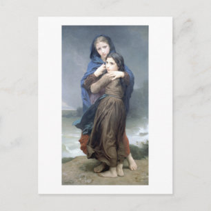 Bouguereau - L'Orage Postcard
