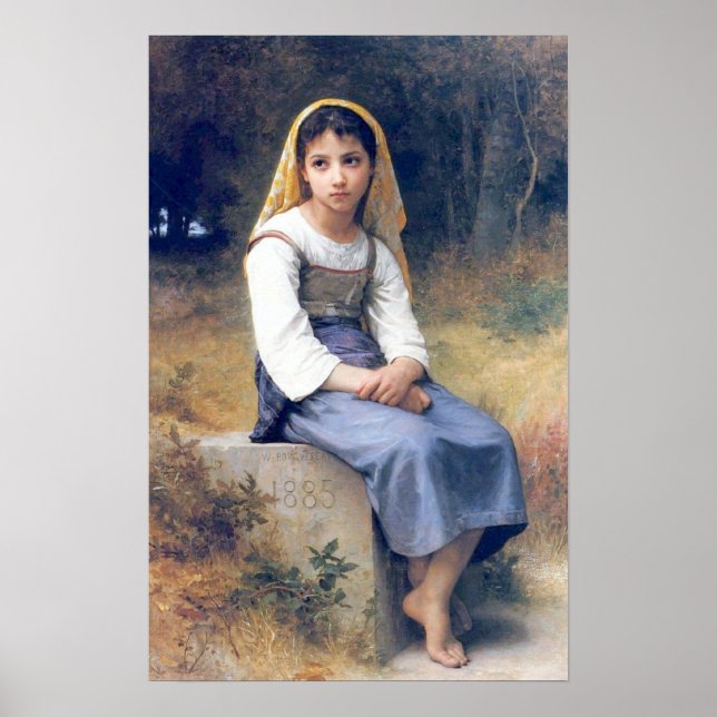 Bouguereau - Meditation Poster (Front)