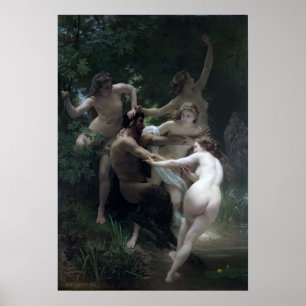 Bouguereau - Nymphs And Satyr, 1873 Poster