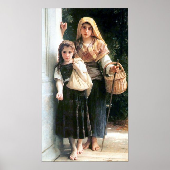 Bouguereau - Petites Mendiantes Poster (Front)