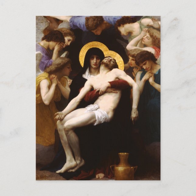 Bouguereau Pieta Postcard (Front)
