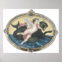Bouguereau - Putti sur un Monstre Marin