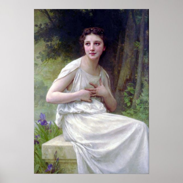 Bouguereau - Reflexion Poster (Front)