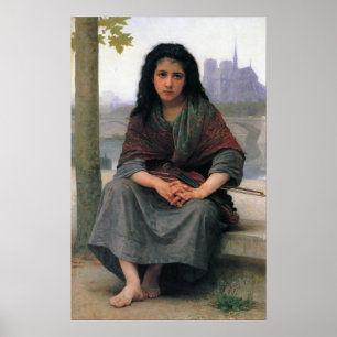 Bouguereau - The Bohemian 1890 Poster