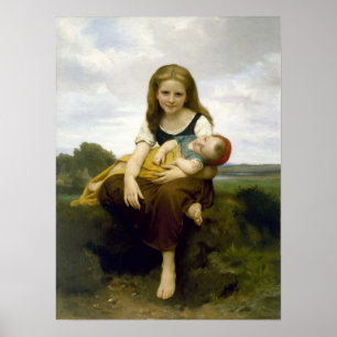 Bouguereau - The Elder Sister Poster