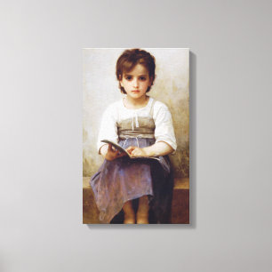 Bouguereau The Hard Lesson Canvas Print