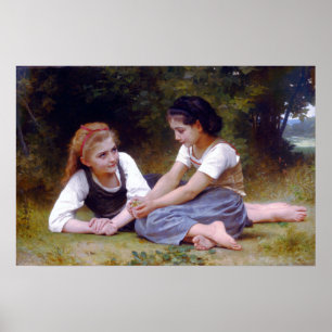 Bouguereau - The Nut Gatherers 1882 Poster