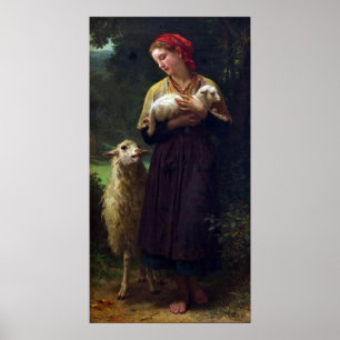 Bouguereau - The Shepherdess Poster
