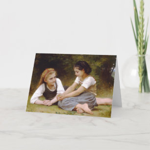 Bouguereau's 1882 The Nut Gatherers  Les noisettes Card