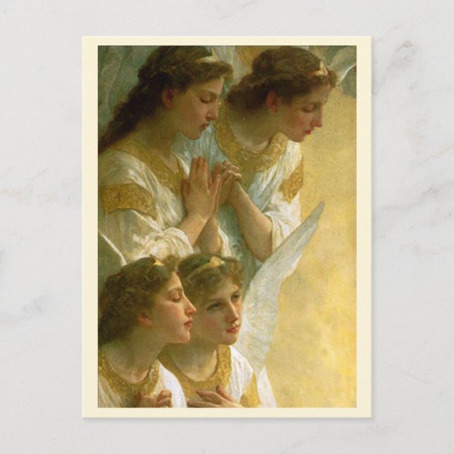 Bouguereau's Angels Postcard (Front)