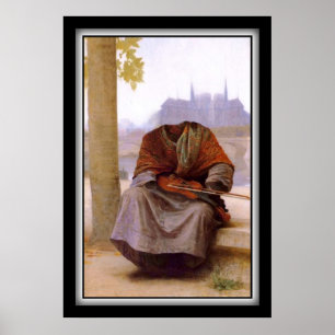 Bouguereau's The Invisible Bohemian Poster