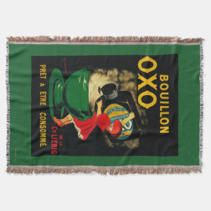Bouillon OXO Vintage PoseterEurope Throw Blanket