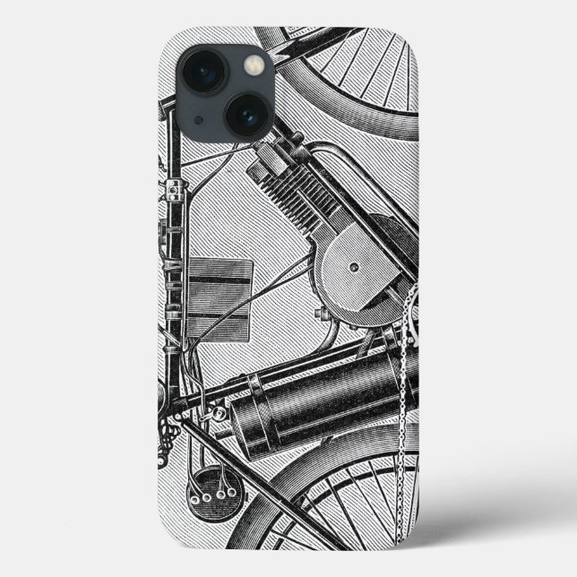 Bouilly Motorcycle, 1895 Case-Mate iPhone Case (Back)